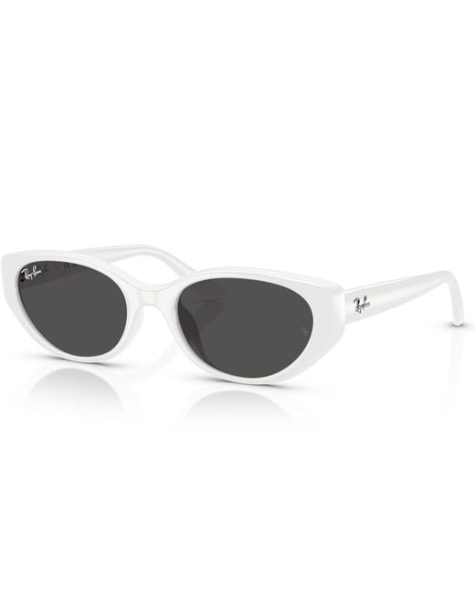 Ray-Ban White Large Sunglasses