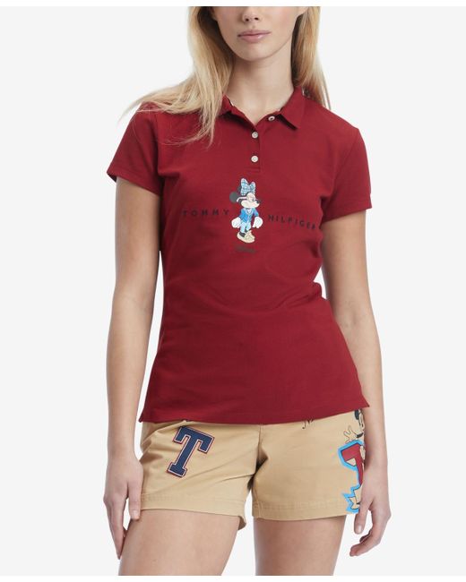 Tommy Hilfiger Red Th X Disney Minnie Mouse Polo