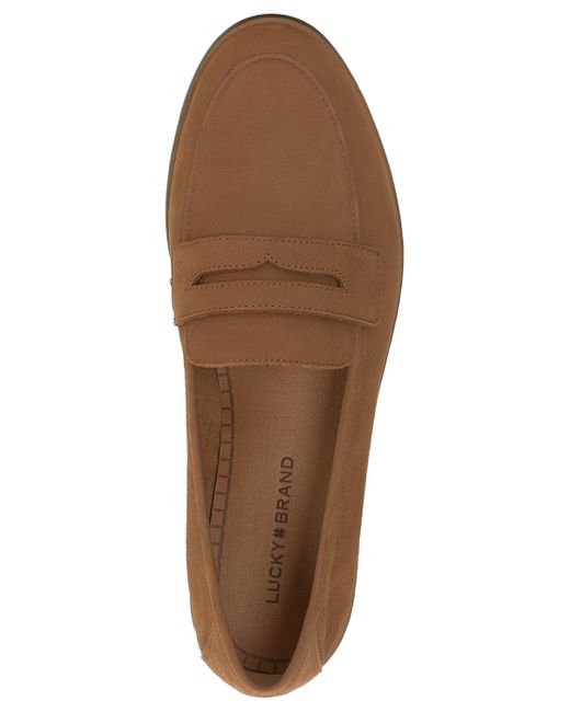 Lucky Brand Natural Parmin Flat Penny Loafers