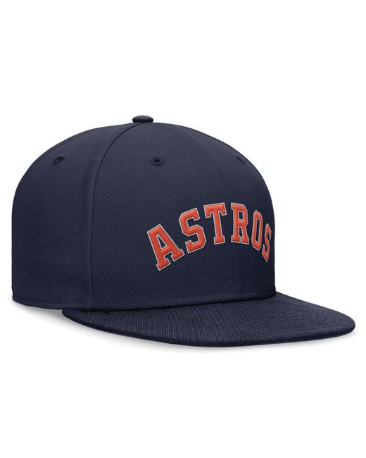 Nike Blue Houston Astros Evergreen Performance Fitted Hat for men