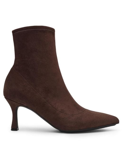 Anne Klein Brown Reesse Pointed Toe Booties