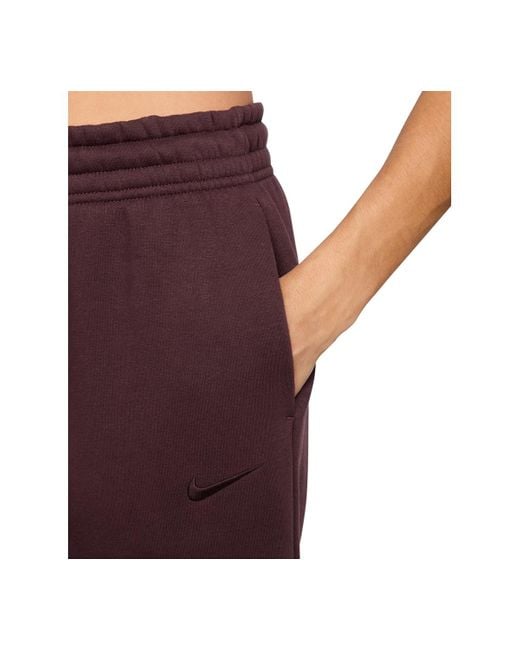 Nike Purple Sportswear Phoenix Fleece High-rise Oversized Sweatpants
