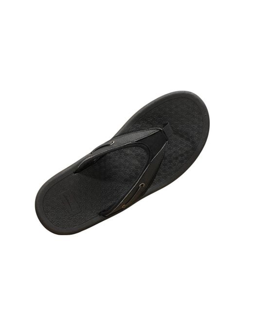 Kingsize Black Island Flip Flops for men