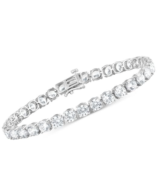 Badgley Mischka White Lab Grown Diamond Tennis Bracelet (15 Ct. T.w.