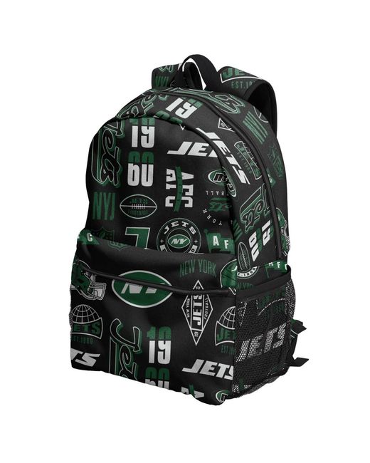 Outerstuff Black New York Jets Backpack And Lunchbox Set