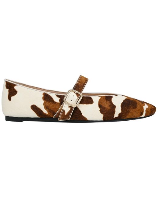 INC International Concepts Brown Lannettee Mary Jane Flats