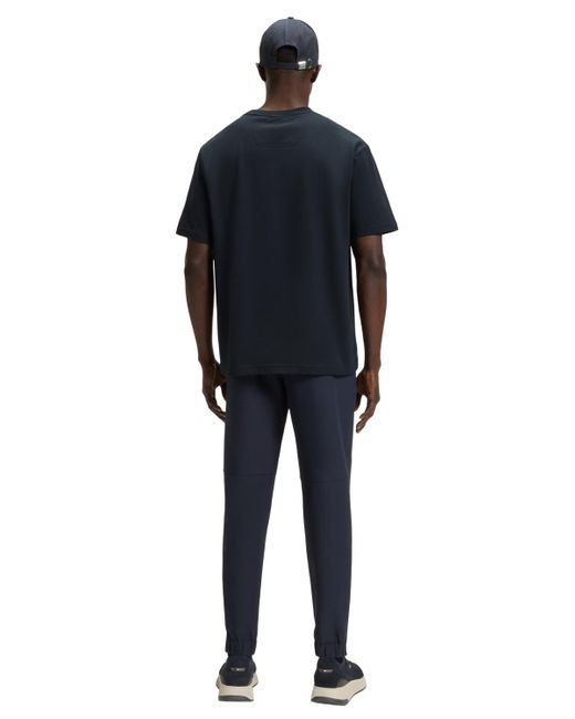 Boss Blue Boss By Double B Monogram Regular-fit T-shirt for men