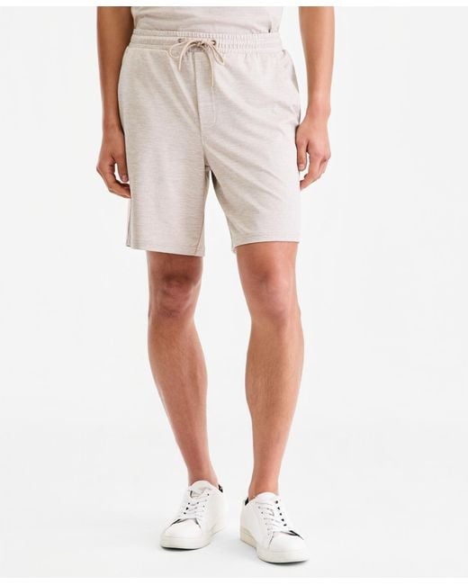 Alfani White Knit Performance Shorts for men
