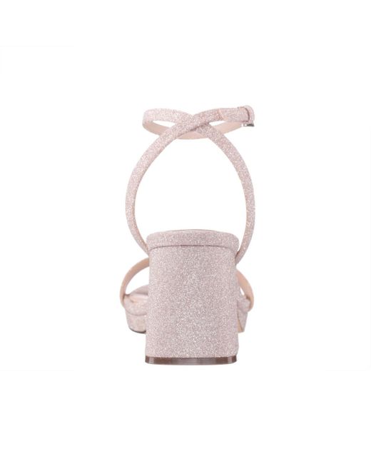 Nina Pink Bergen Block Heel Dress Sandals