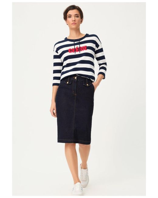 Olsen Blue Skirt