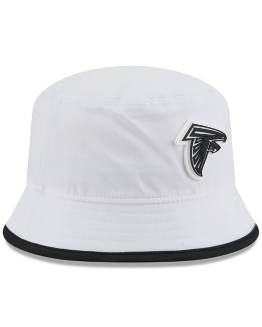 KTZ White Atlanta Falcons 2025 Nfl Training Camp Stretch Bucket Hat for men