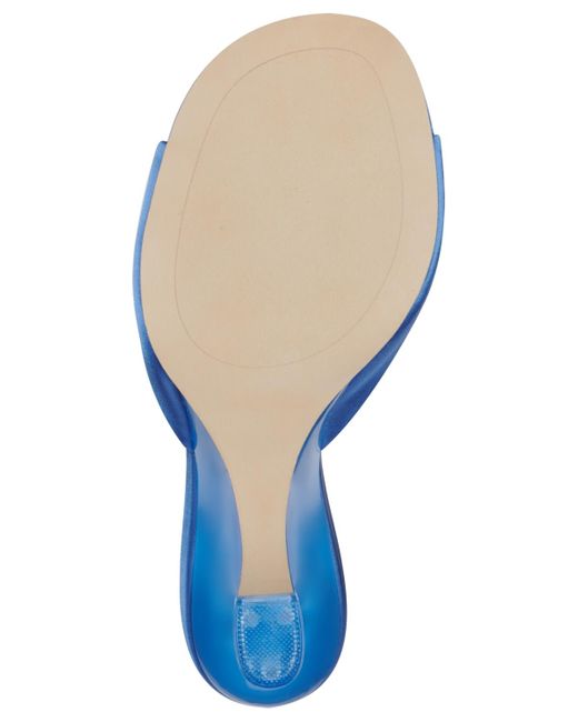 Jeffrey Campbell Blue Mew-2 Sculpted Vinyl Wedge Sandals