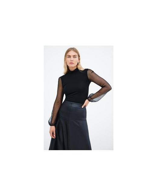 MARCELLA Black Liv Top