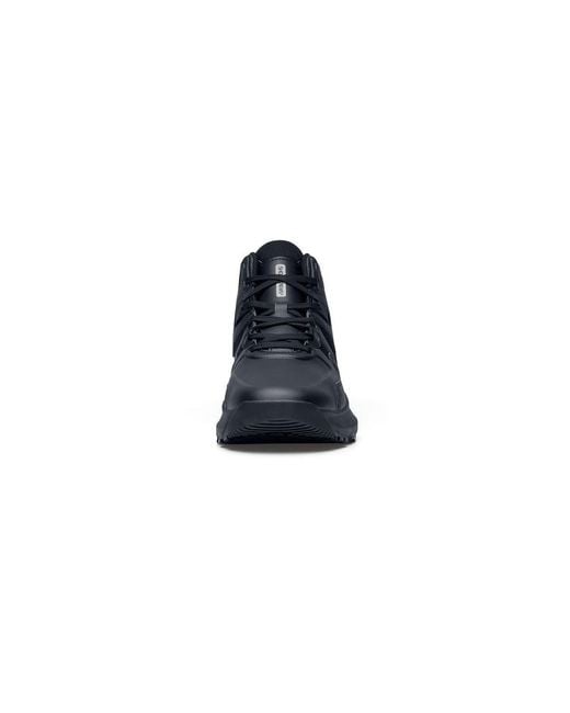 Shoes for Crews Blue Brakly Slip Resistant Water Resistant Work Shoes
