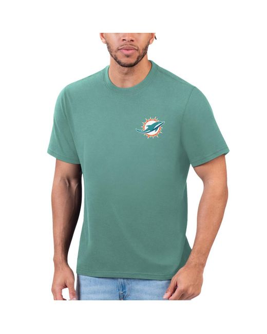 Margaritaville Green Mint Miami Dolphins T-shirt for men