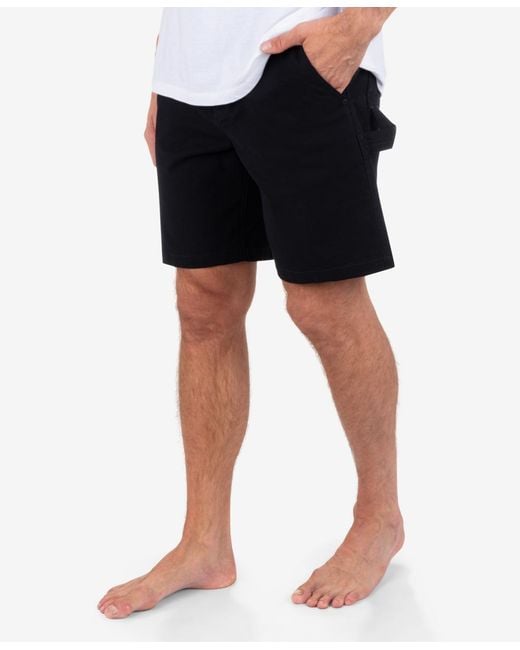 Hurley Black Industry 20 Walkshorts for men