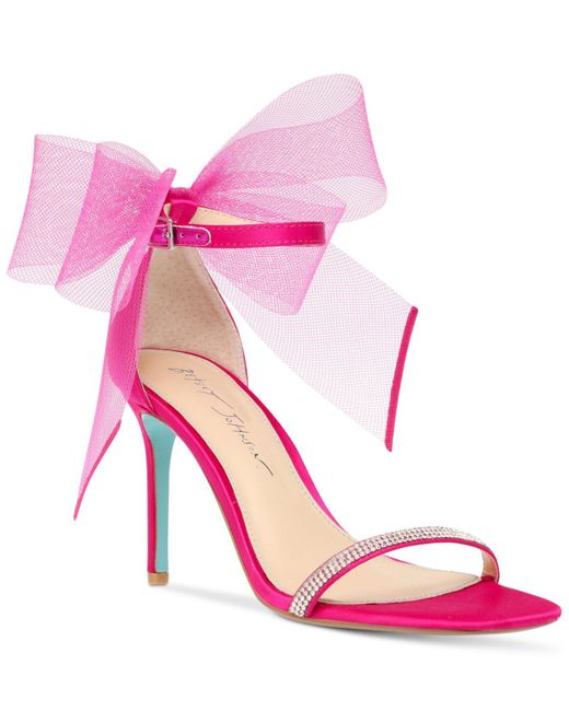 Betsey Johnson Pink Tori Evening Shoes