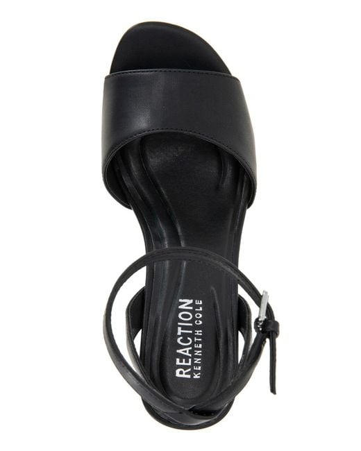 Kenneth Cole Black Ryanne Platform Sandals