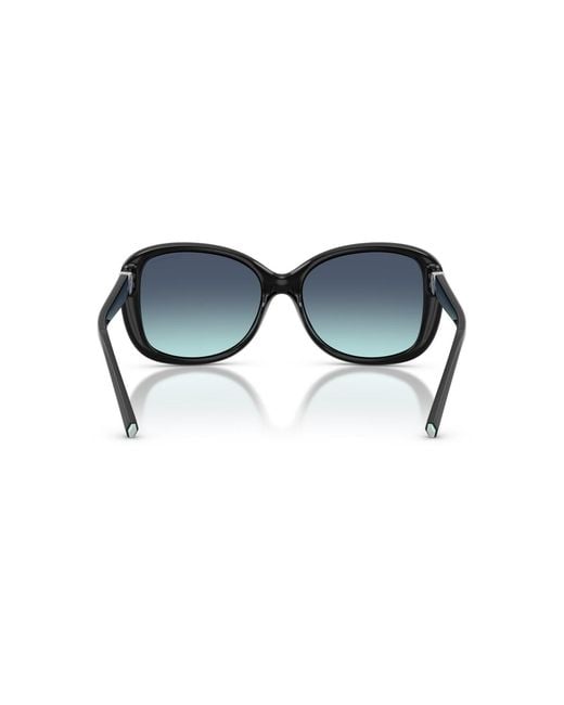 Tiffany & Co Blue Rectangle Sunglasses
