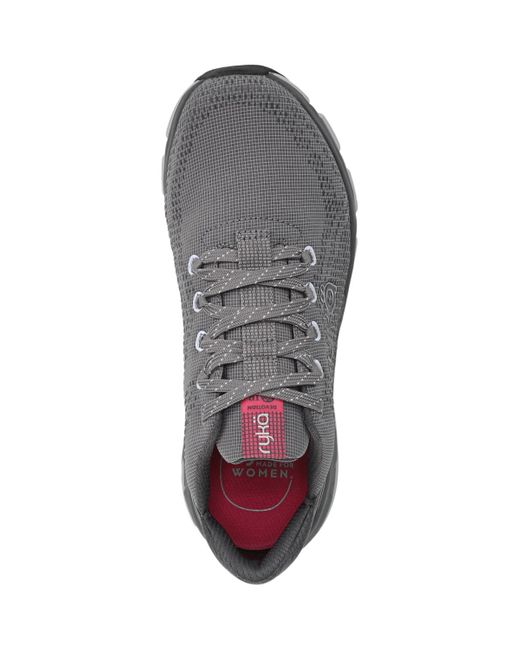 Ryka Gray Devotion X Tr Trail Walking Sneakers