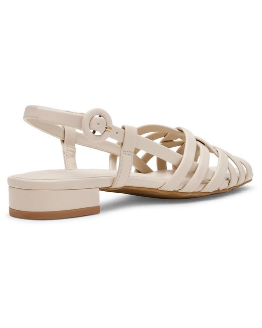 Anne Klein Metallic Fairfeild Square Toe Sandals