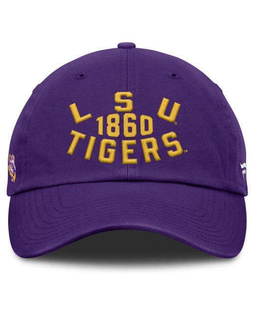 Fanatics Purple Lsu Tigers Archer Adjustable Hat for men