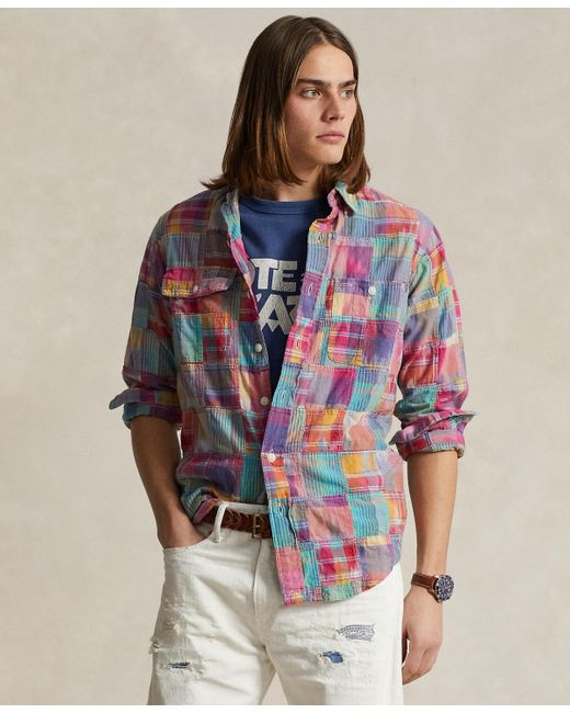 Polo Ralph Lauren Multicolor Classic-fit Patchwork Madras Workshirt for men