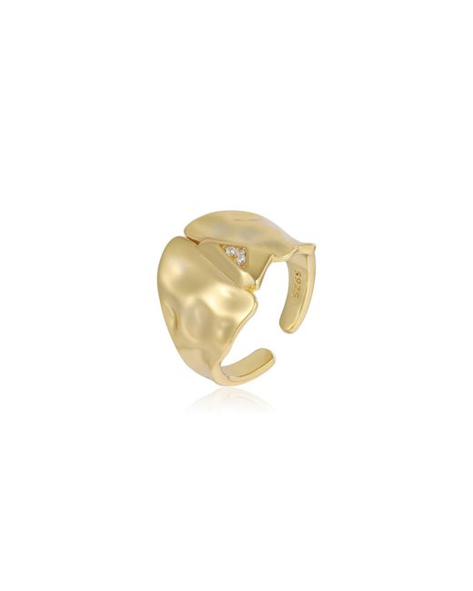 Retro Chic Metallic Snowing Ring