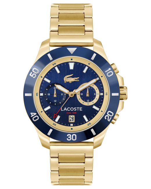 Lacoste Metallic Toranga Gold-tone Stainless Steel Bracelet Watch 44mm for men