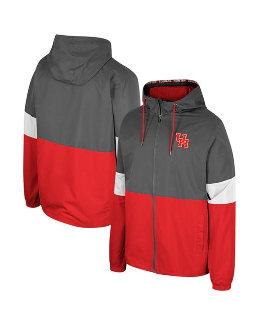 Colosseum Athletics Red Houston Cougars Miles Full-zip Jacket for men