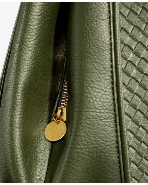 Style & Co. Green Medium Woven Four Poster Bag