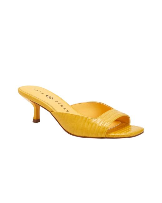 Katy Perry Yellow The Ladie Low Heel Sandal
