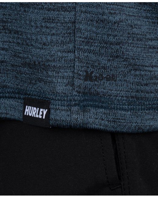 Hurley Blue H2o Dri Daybreak Pullover Sweatshirt for men