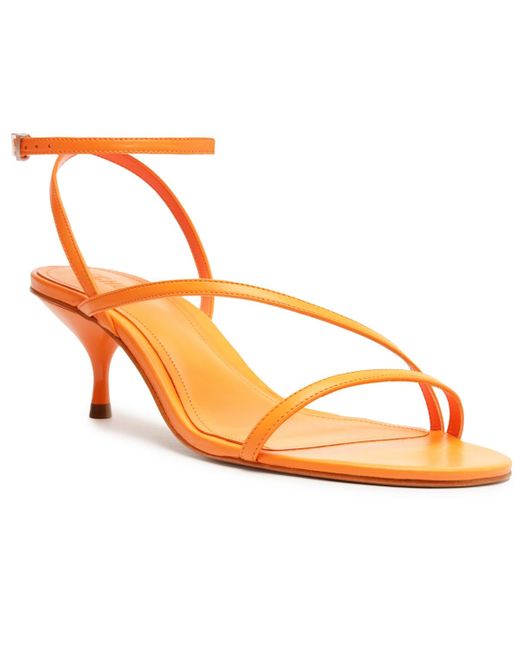 SCHUTZ SHOES Orange Helene Stiletto Dress Sandals