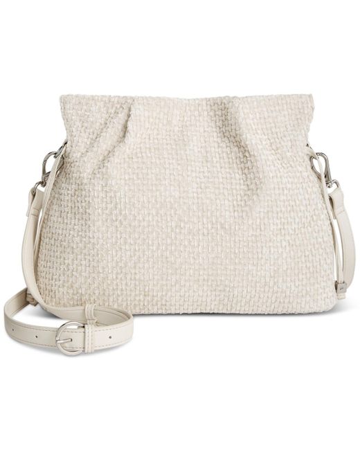 On 34th Natural Bradlie Plush Small Crossbody