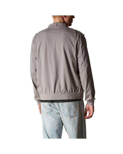 Members Only Gray Athletic Club Jacket for men