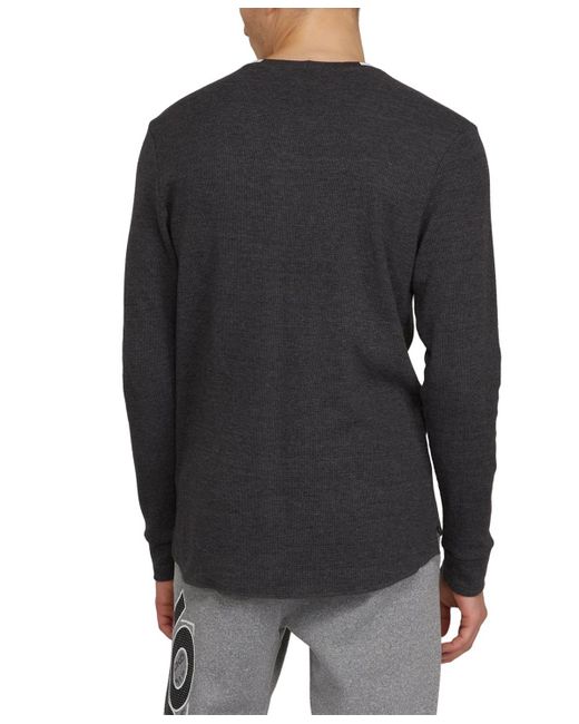Ecko' Unltd Gray Big And Tall Ready Set Thermal Sweater for men