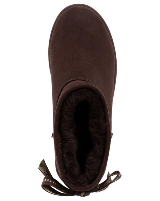 Juicy Couture Brown Kelsey Round Toe Cold Weather Booties