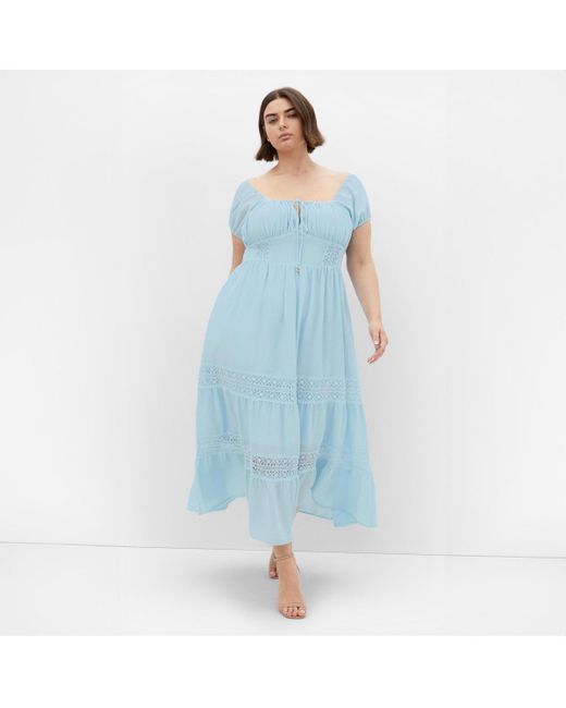 City Chic Blue Haven Dress