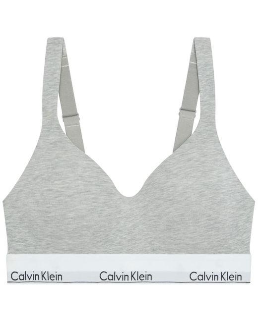 Calvin Klein Gray Full Coverage Lift Bralette