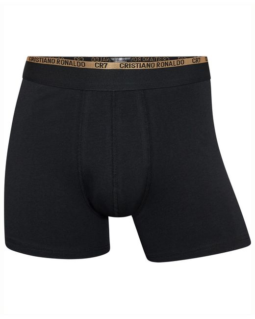 Cr7 Gray Cotton Blend Trunks for men