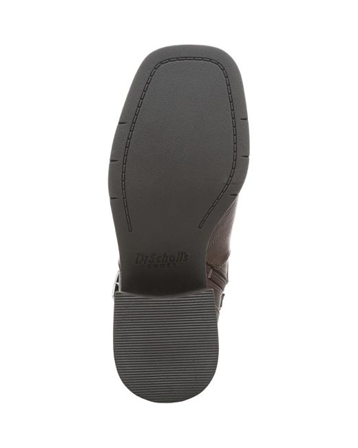 Dr. Scholls Brown Janis Square Toe rugged Short Boots