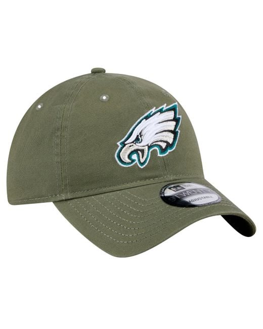KTZ Green Philadelphia Eagles Main 9twenty Adjustable Hat for men