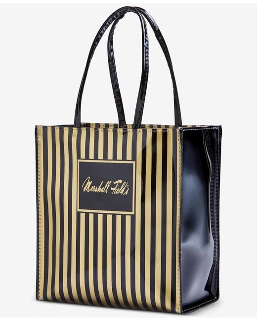 Macy's Black Marshall Field's Throwback Lunch Tote
