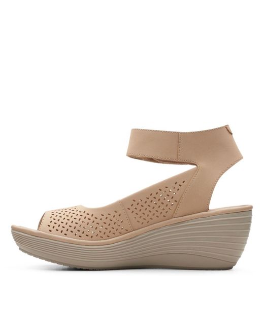 clarks reedly jump wedge sandal