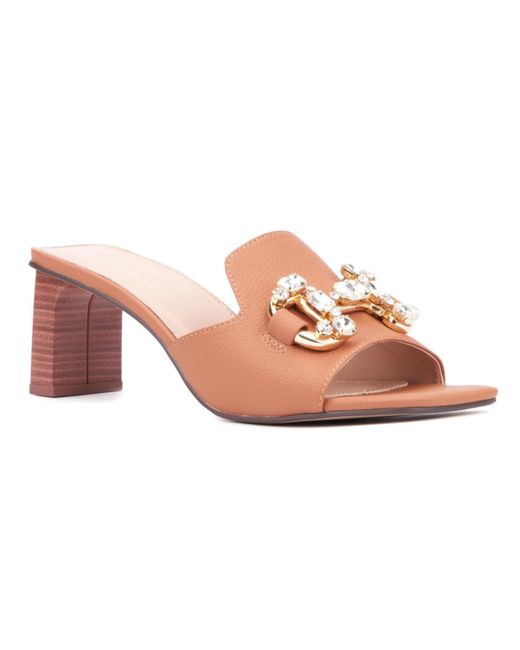 FASHION TO FIGURE Pink Octavia Heel Sandal