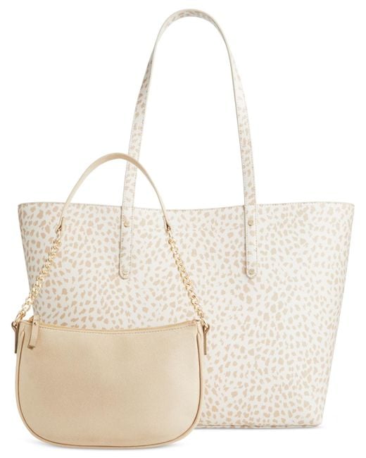 INC International Concepts Natural Zoiey 2-1 Tote