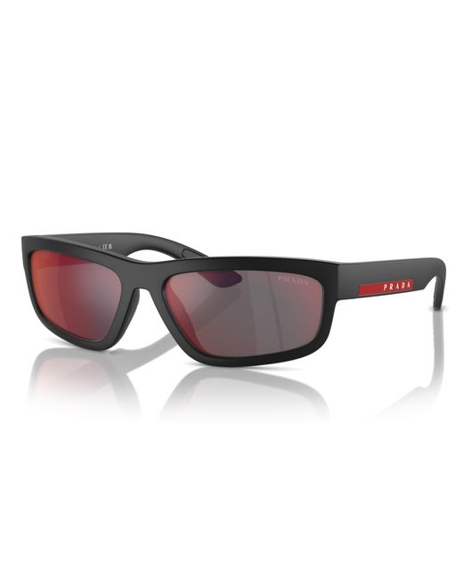 Prada Linea Rossa Gray Sunglasses for men