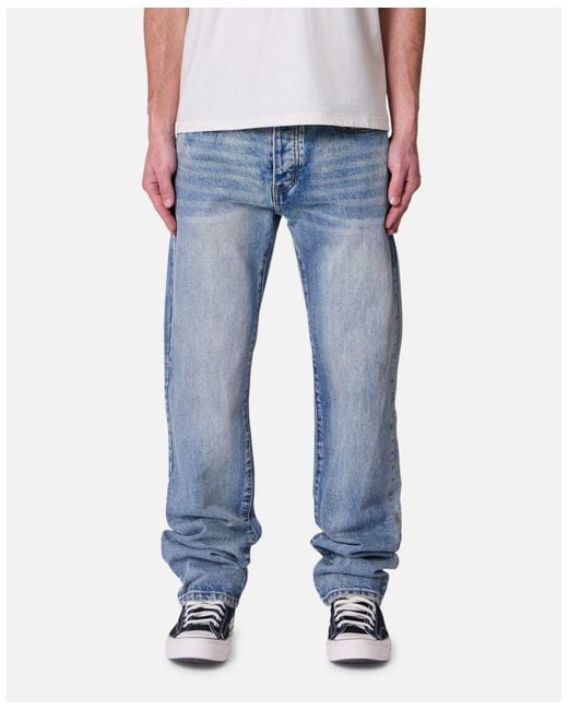 MNML Blue Straight Jeans for men