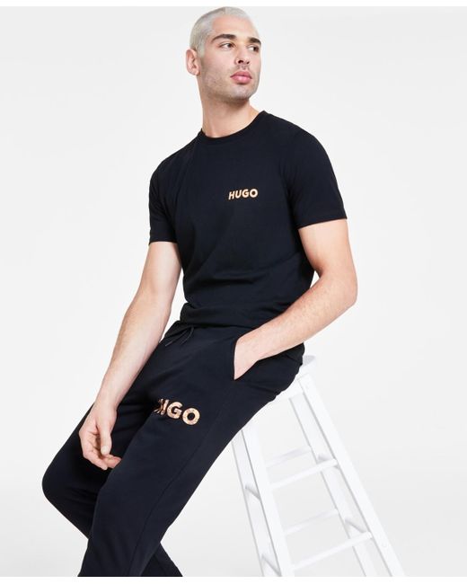HUGO Blue By Boss Regular-fit Logo Graphic T-shirt for men